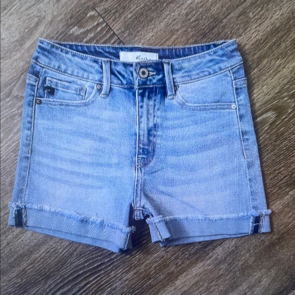 Kancan Women's Blue Denim Shorts